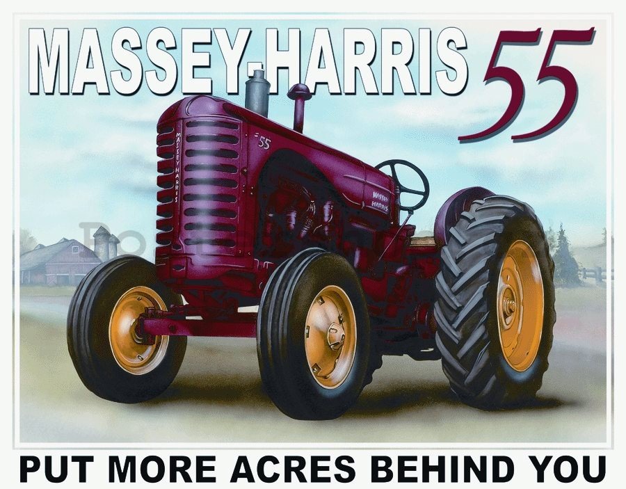 Plechová cedule - Massey-Harris 55