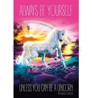 Plakát - Unicorn  (Always be Yourself)