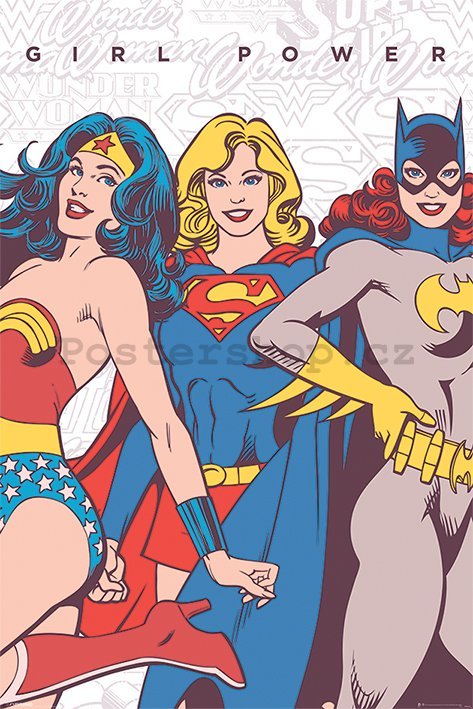 Plakát - DC Comics (Girl Power)