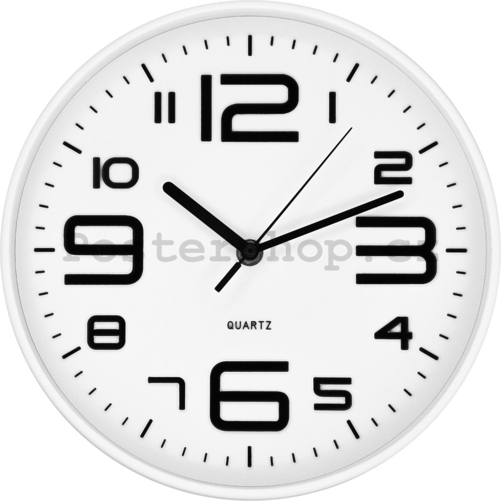 Nástěnné hodiny: Černobílé - 25cm