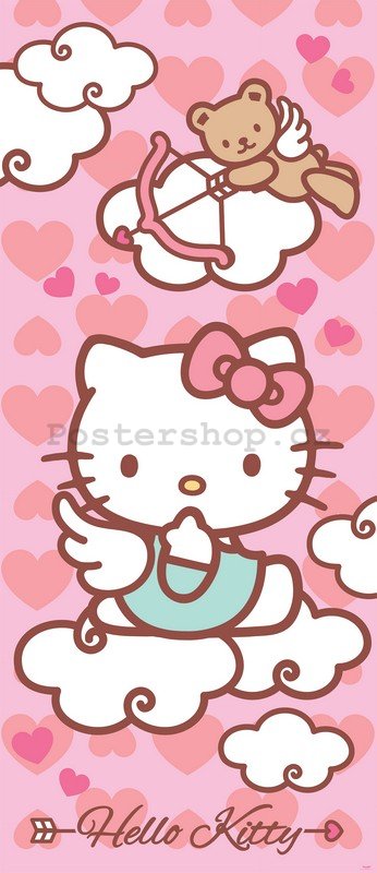 Fototapeta: Hello Kitty (andílek) - 211x91 cm