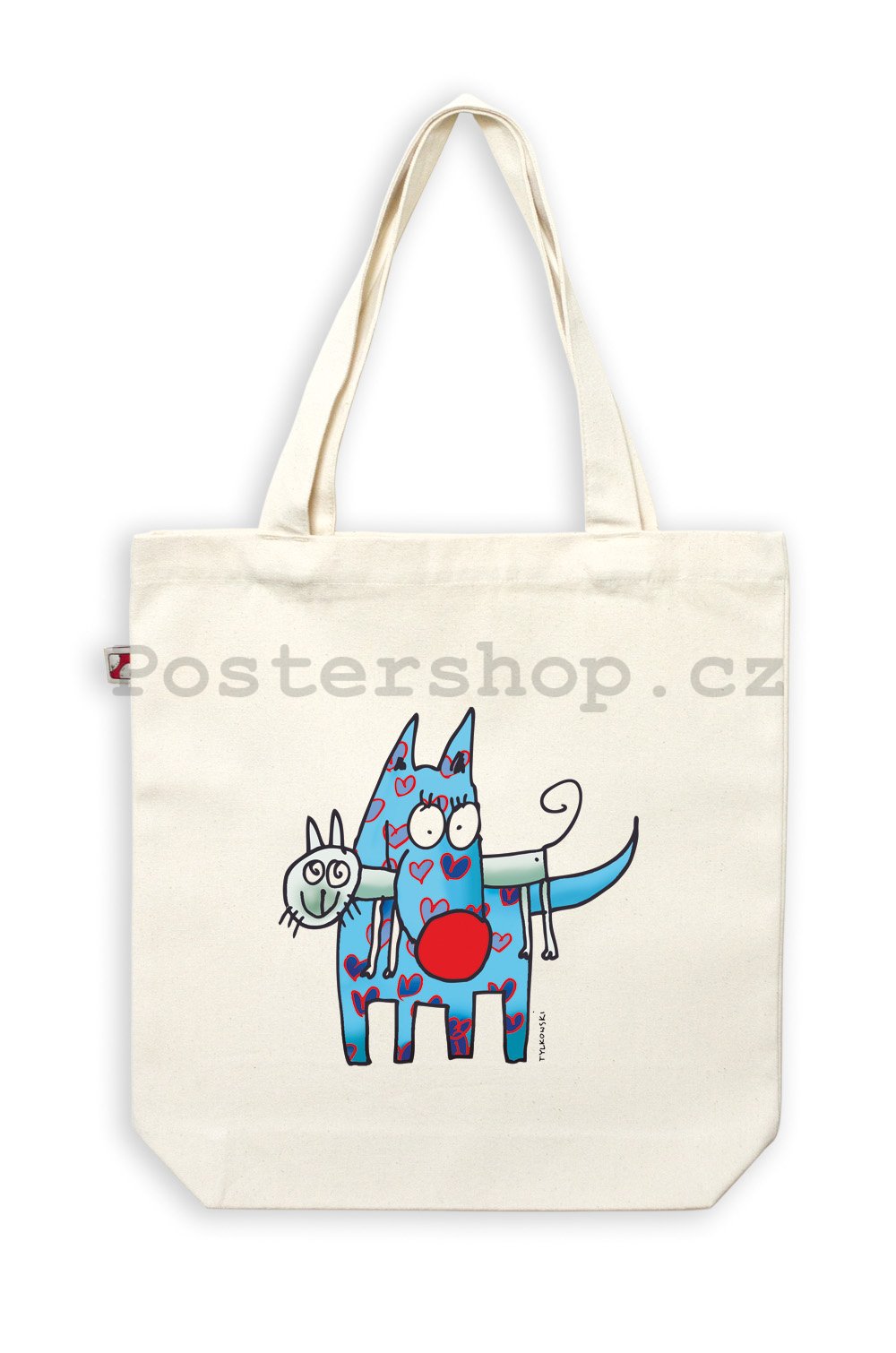 Plátěná taška - Kočka a pes
