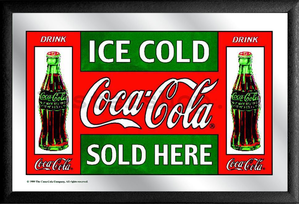 Zrcadlo - Coca-Cola (Ice Cold Sold Here)