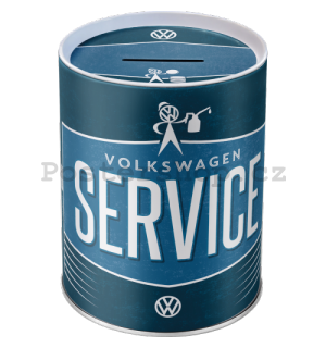 Plechová kasička - VW Service