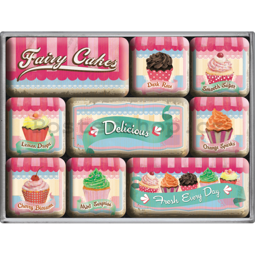 Sada magnetů – Fairy Cakes (Delicious)