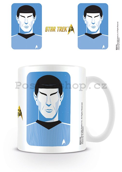 Hrnek - Star Trek (Modrý Spock)