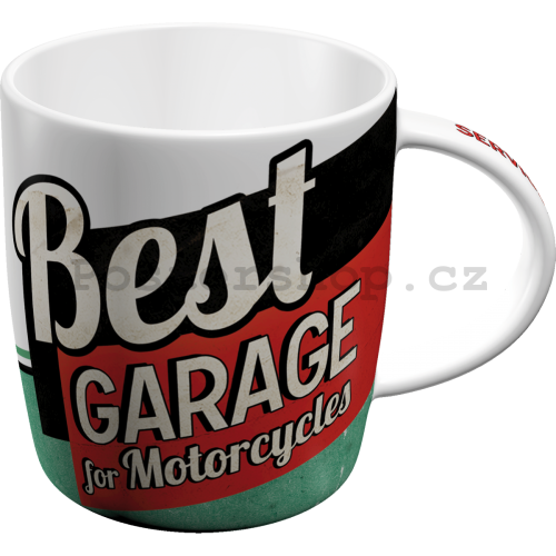 Hrnek - Best Garage (zelená)