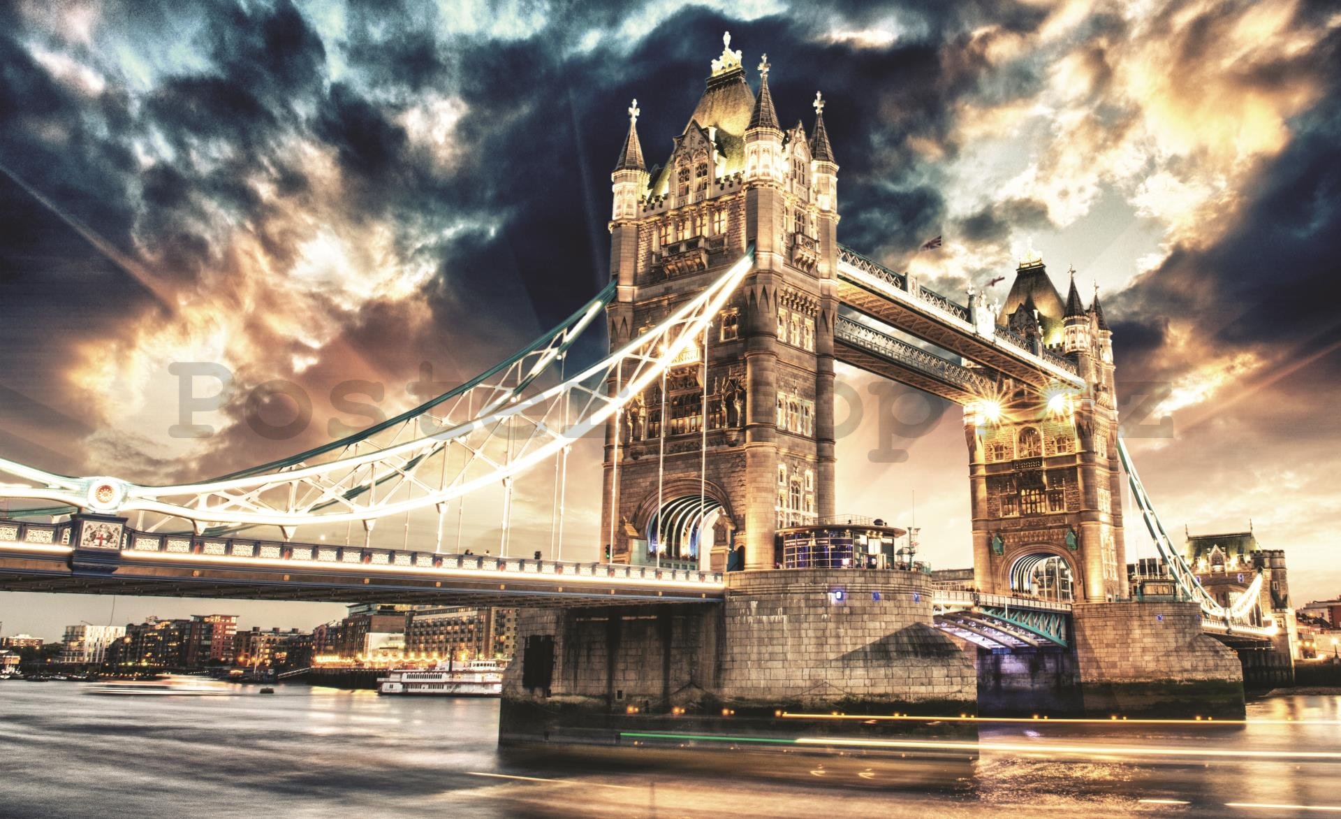 Fototapeta: Tower Bridge (3) - 184x254 cm