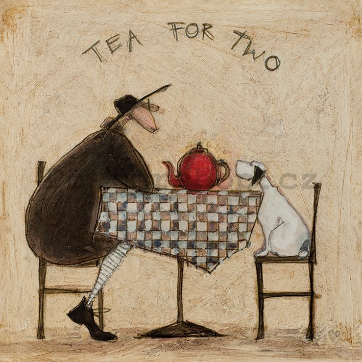 Obraz na plátně - Sam Toft, Tea For Two