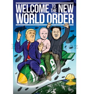 Plakát - Welcome to the New World Order