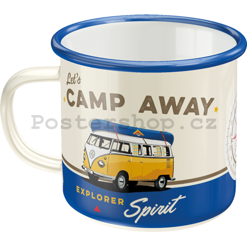 Plechový hrnek - Volkswagen Let's Camp Away
