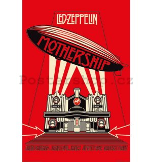 Plakát - Led Zeppelin (Mothership Red)