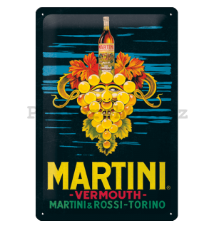 Plechová cedule: Martini (Vermouth Grapes) - 20x30 cm