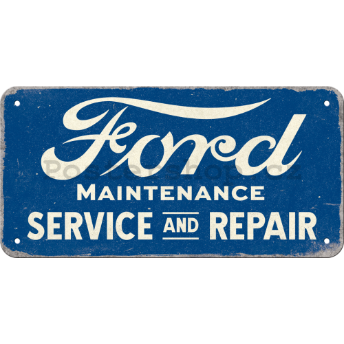 Závěsná cedule: Ford Service & Repair - 20x10 cm