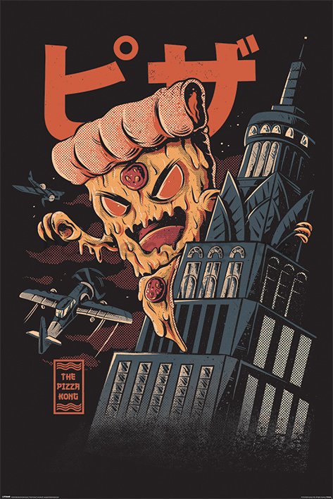 Plakát - Ilustrata (Pizza Kong)