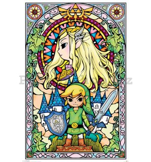 Plakát - The Legend Of Zelda (Stained Glass)