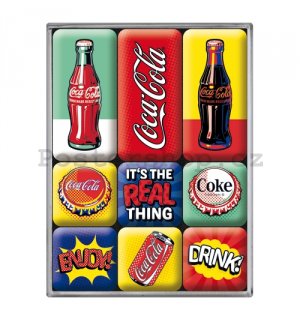 Sada magnetů - Coca-Cola Pop Art