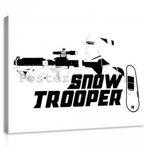 Obraz na plátně: Star Wars Snow Trooper - 100x75 cm