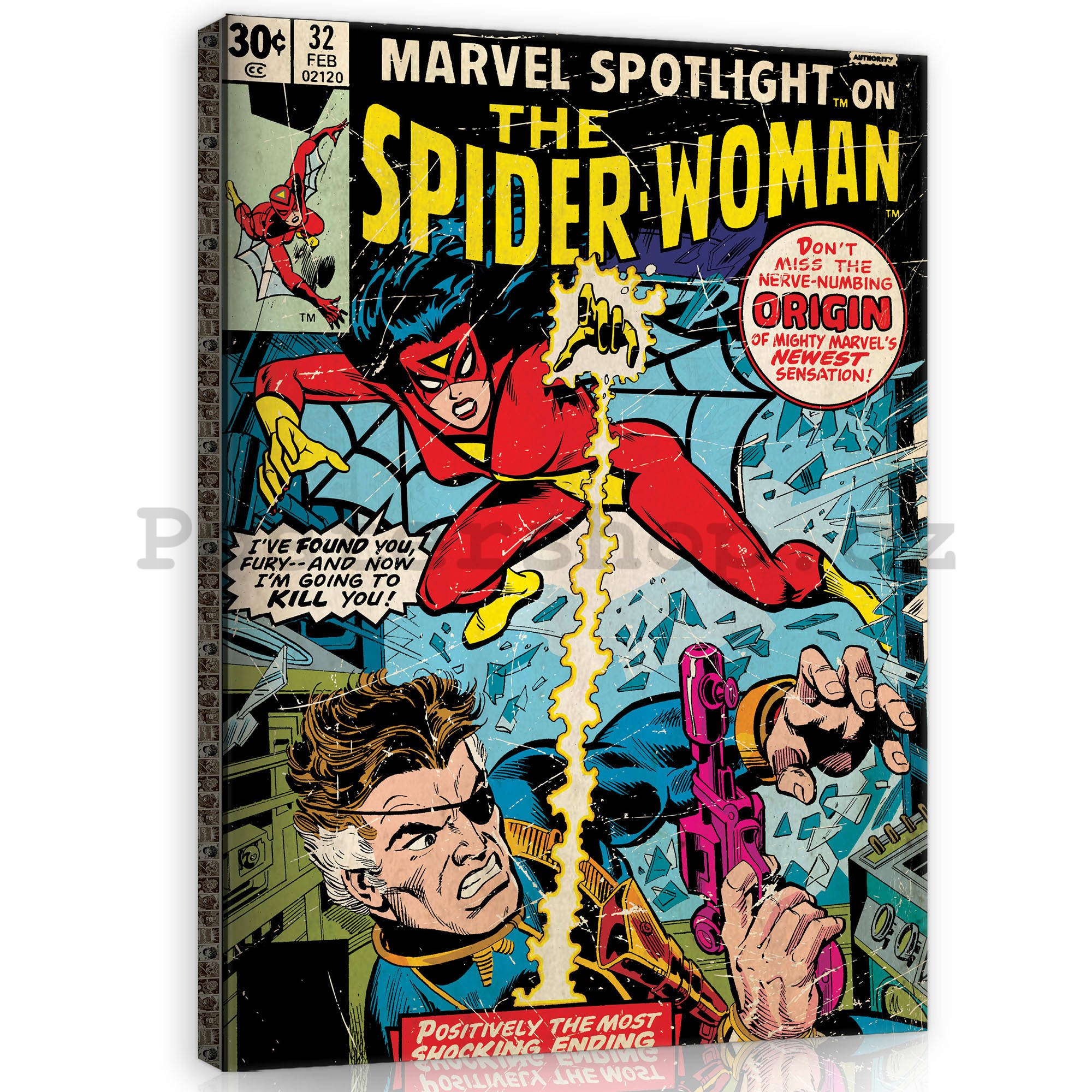 Obraz na plátně: The Spider-Woman (comics) - 80x60 cm