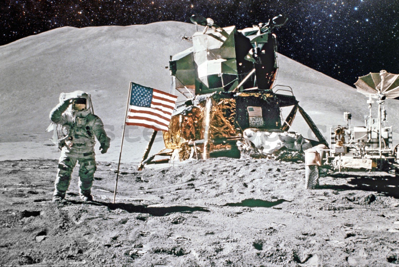 Plakát: Přistání na měsíci (Apollo 11)