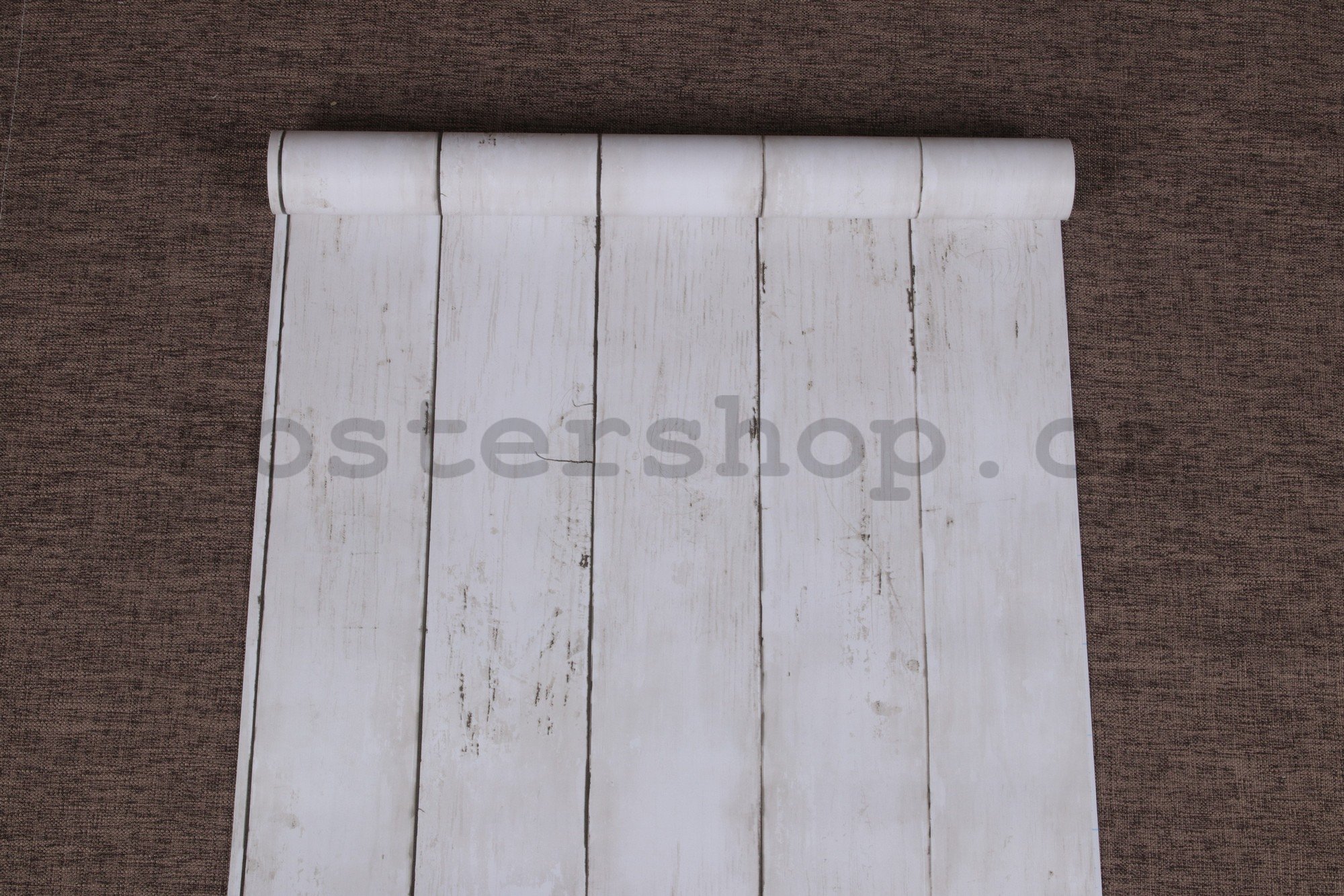 Samolepící fólie na zeď dekor bílé dřevo (1) 45cm x 3m