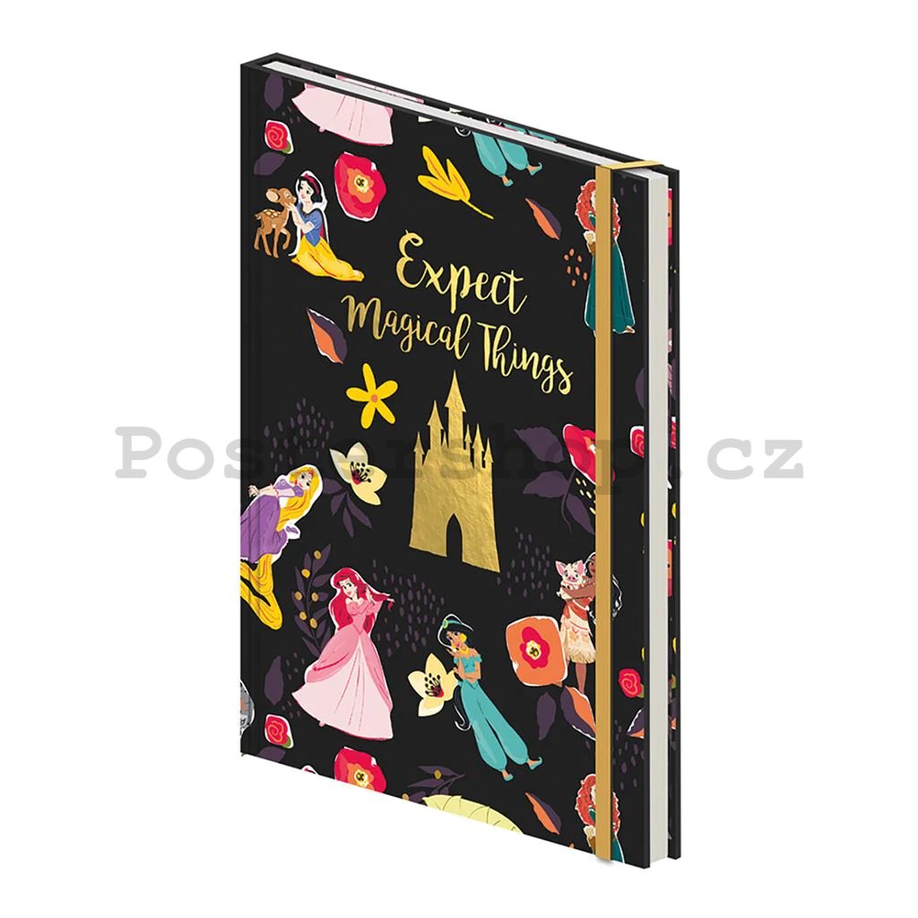 Poznámkový blok - Disney Princess (Expect Magical Things)