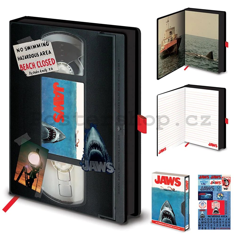 Poznámkový blok - Jaws VHS