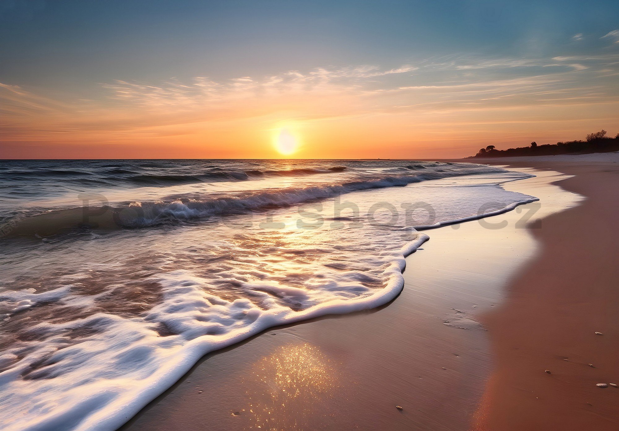Fototapety vliesové: Sea sunset - 254x184 cm