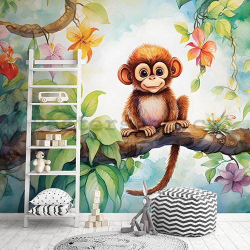 Fototapety vliesové: For Children Animals Monkey - 254x184 cm