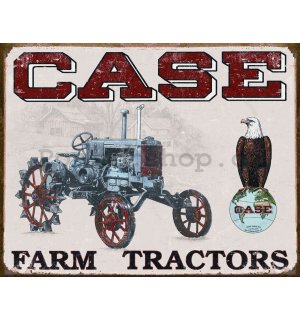 Plechová cedule - Case Tractor (CC High)