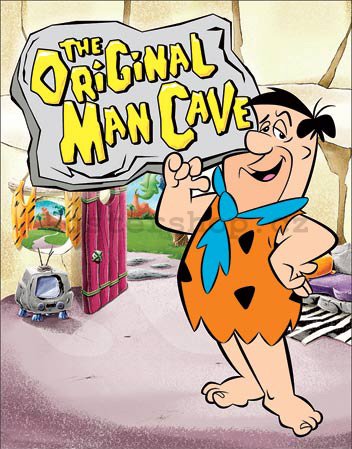 Plechová cedule - The Original Man Cave