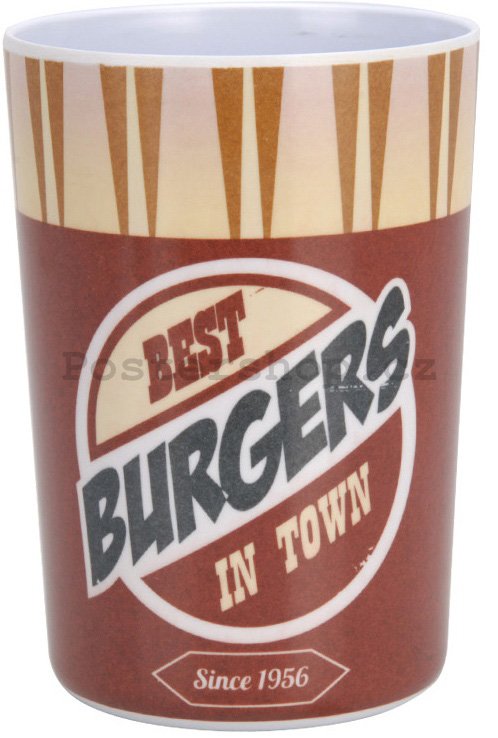 Retro kelímek - Best Burgers in Town