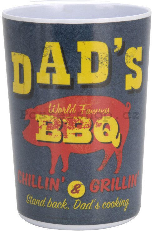 Retro kelímek - Dad's BBQ