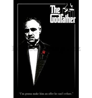 Plakát - Godfather red rose