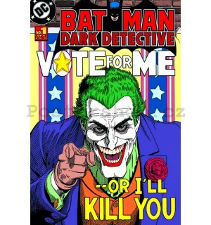 Plakát - Batman (Joker vote for me)