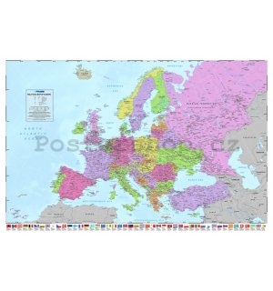 Plakát - Europe Map