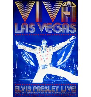 Plakát - Elvis Viva Las Vegas