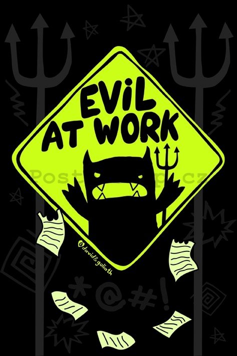 Plakát - Evil at Work