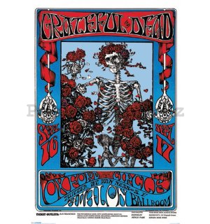 Plakát - FD Skeleton & Roses GD.