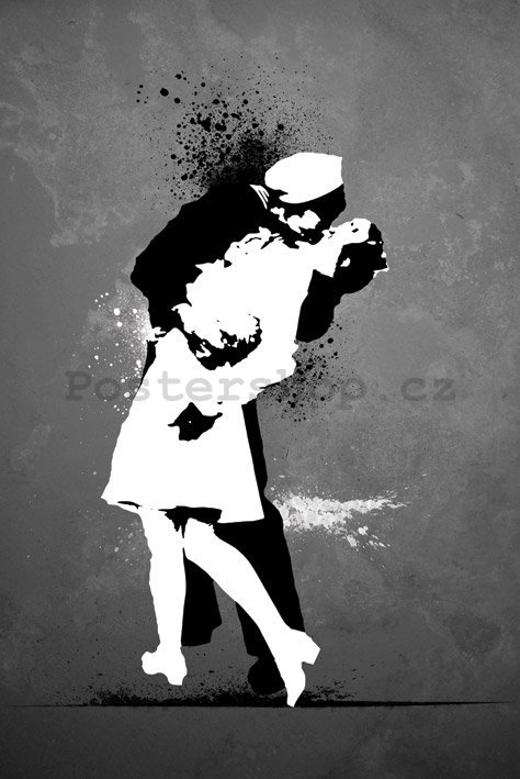 Plakát - Warzone Kiss (Graffiti)