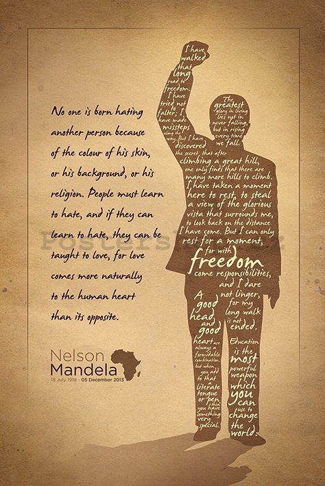 Plakát - Nelson Mandela (1)