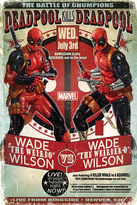 Plakát - Deadpool (Wade vs. Wade)