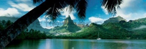 Plakát - Tahiti Opunohu bay (1)