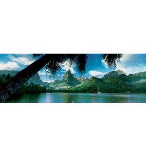 Plakát - Tahiti Opunohu bay (1)