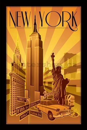 Plakát - New York Decoscape