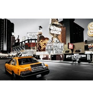 Plakát - Las Vegas taxi
