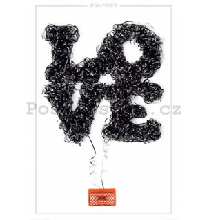 Plakát - All You Need is Love (Kazeta)