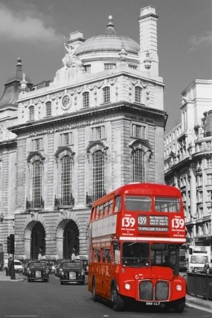 Plakát - London red Bus (2)