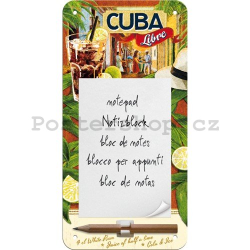 Poznámkový blok - Cuba Libre
