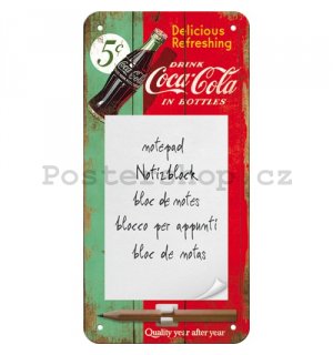 Poznámkový blok - Coca-Cola (Dvoubarevný)